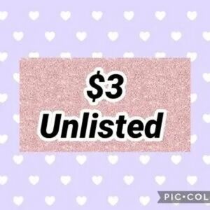 UNLISTED LIVE SHOW ITEMS